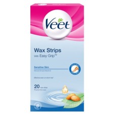 VEET HAIR REMOVAL WAX STRIPS SENSITIVE SKIN